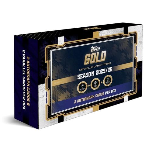 Topps 2025-26 Gold UEFA Club Competitions - Hobby Box