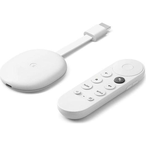 Google Chromecast with GoogleTV - 4K Ultra HD - Schnee / weiß