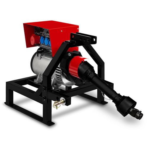 EBERTH Zapfwellengenerator 18,75 kVA, Notstromaggregat AVR, 3x230V / 1x400V IP44, Zapfwelle 1-3/8" 6 Zähne, 3-Punkt Aufhängung