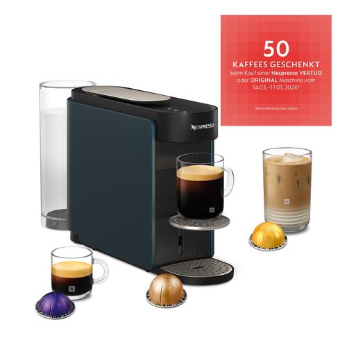 Krups VERTUO Up Kaffeekapselmaschine Kapselmaschine Ocean Blue XN9404