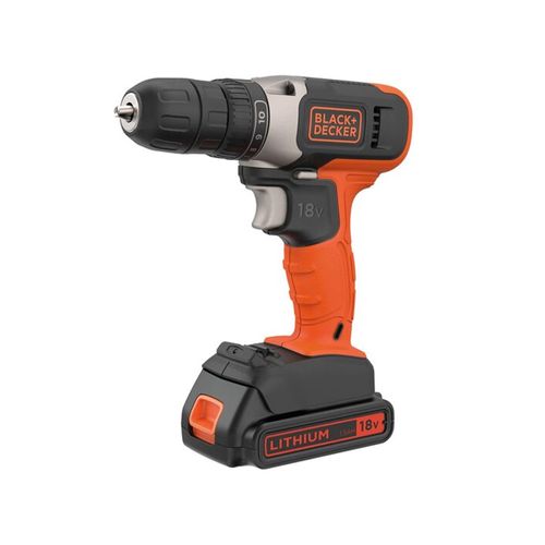 Black+Decker BCD001C2-QW 18V Akkuschrauber inkl. 2 Akkus