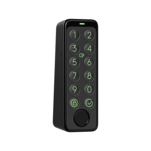 SwitchBot Keypad Touch, Smartes Codeschloss für Lock Pro, mit Fingerabdrucksensor und Appsteuerung, Schwarz