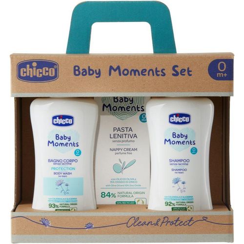 Chicco Baby Moments Clean & Protect Gift Set voor Kinderen vanaf Geboorte