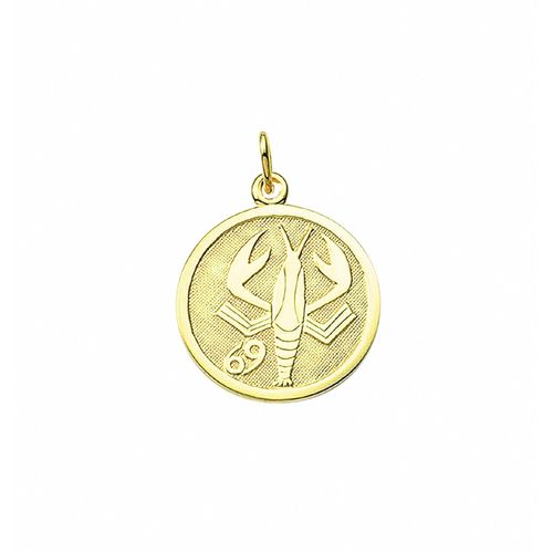 Sternzeichenanhänger ADELIA´S "Sternzeichen Anhänger Krebs 333 Gold ( 8K )", gold, Schmuckanhänger, Damen, Krebs, Gold, Goldanhänger Krebs