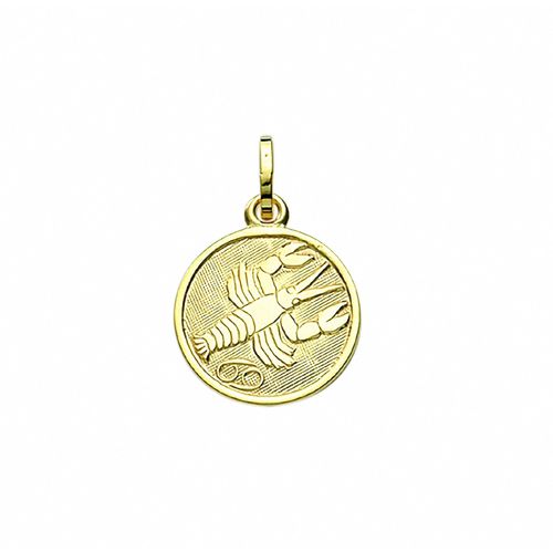 Sternzeichenanhänger ADELIA´S "Sternzeichen Anhänger Krebs 333 Gold ( 8K )", gold, Schmuckanhänger, Damen, Krebs, Gold, Goldanhänger Krebs