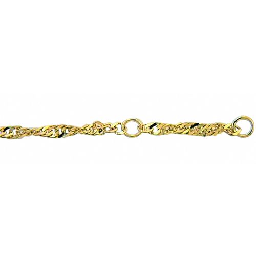 Fußkette ADELIA´S "Singapur Fußkettchen 333 Gold ( 8K )", gold, Fußketten, Damen, Gold, Goldfußkette Singapur