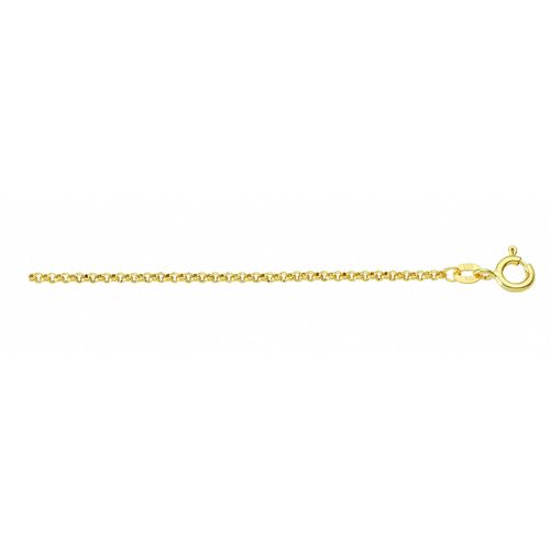 Kette ohne Anhänger ADELIA´S "Erbskette Halskette 585 Gold ( 14K )" Gr. 42, gold, Halsketten, Damen, 42, Gold, Goldkette