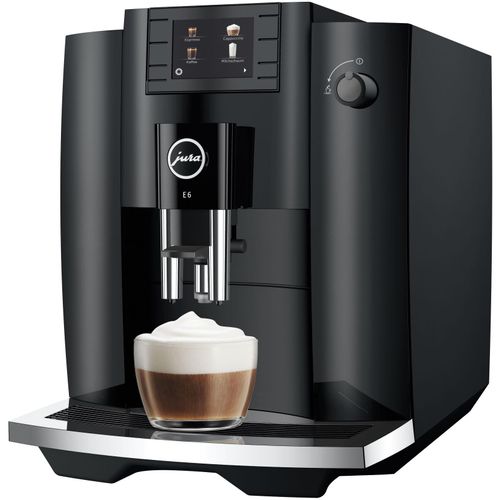 JURA Kaffeevollautomat "15802 E6 Full Black (EC)", full schwarz, B:34,8cm H:31,8cm T:44,6cm, Kaffeevollautomaten, Kaffeevollautomat