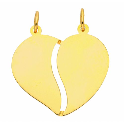 Puzzleanhänger ADELIA´S "Partneranhänger 333 Gold ( 8K )", gold, Schmuckanhänger, Damen, Gold, Goldanhänger Partneranhänger