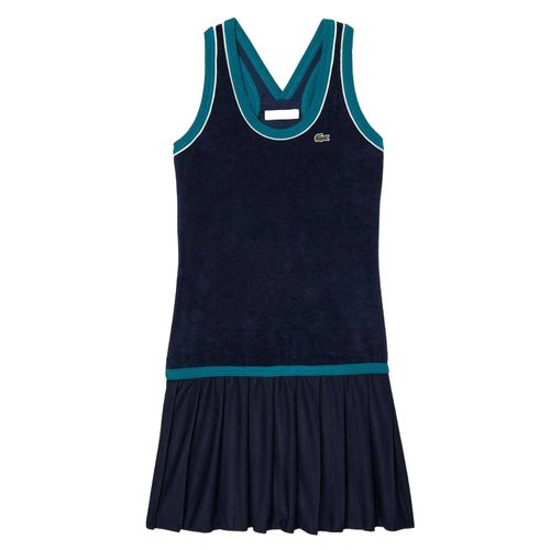 Lacoste - Kleid Gekreuzte Rückenträger für Damen (Blau)