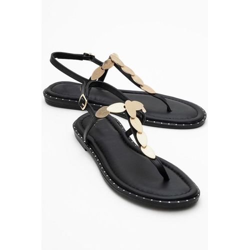 Marea Leer Plat Sandaal (Women)