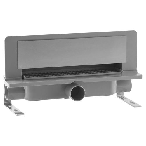Omp-Tea INTRAMURA Wandablauf, Deckel aus Edelstahl, L-350, DN40