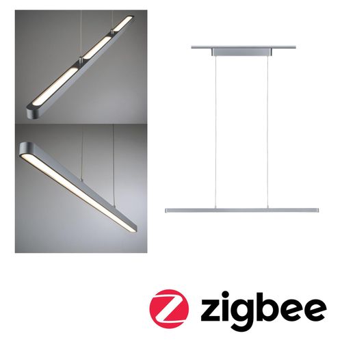 PAULMANN LED-Pendelleuchte URail W LED Chrom matt