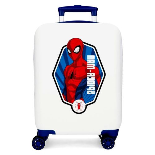 Joumma Spiderman Geo Kabinenkoffer, weiß, 33 x 50 x 20 cm, starr, 2 kg, 2 kg, 33 l, Handgepäck, weiß, Talla única, Kabinenkoffer