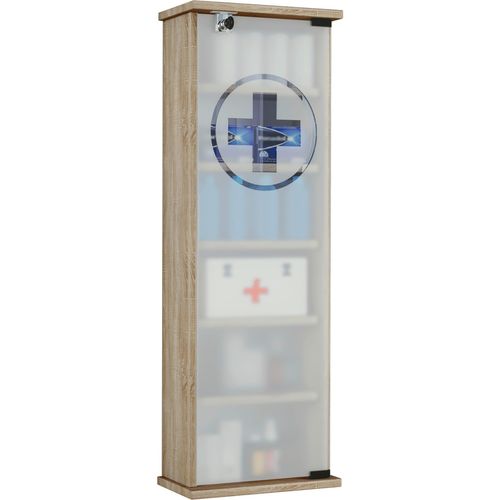 Medizinschrank Omal XXL Eiche zum Hängen B/H ca. 31x92 cm