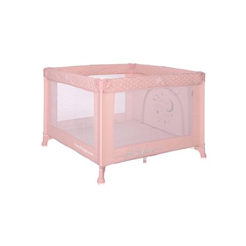 Lorelli Reiselaufstall Sunny, faltbar, seitliche Öffnung, Matratze, Tragetasche pink