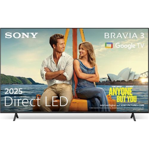 Sony BRAVIA 3 K-75S3, 190,5 cm (75"), 3840 x 2160 Pixel, LED, Smart-TV, WLAN, Schwarz