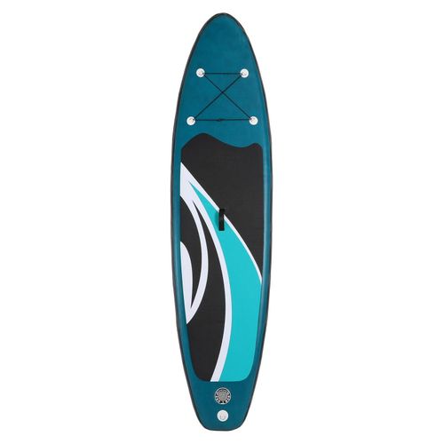 Aufblasbares SUP Paddleboard - Stand Up Paddle Board - 305×76×10 cm - 150 kg Tragkraft - 12–15 PSI - UV-beständiges PVC - Grün