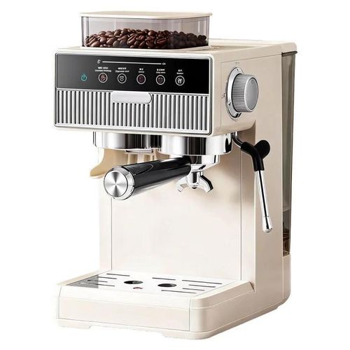 Kaffeemaschine mit Mahlwerk - Espressomaschine - 1350 W - 20 Mahlgrade - Duales Brühsystem - Dampfmilchaufschäumer - Cold Brew - EU-Stecker