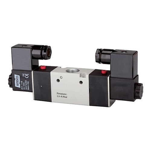 Riegler 3/2-Wegeventil, elektropneumatisch, »3V«, bistabil, M5, 24 V DC (517.1400)