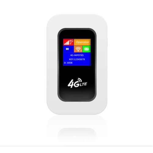 4G LTE Mobiler WLAN-Router - Tragbarer Hotspot - Bis zu 10 Geräte - Akku 2100 mAh - Ohne SIM-Lock - Ohne Vertrag