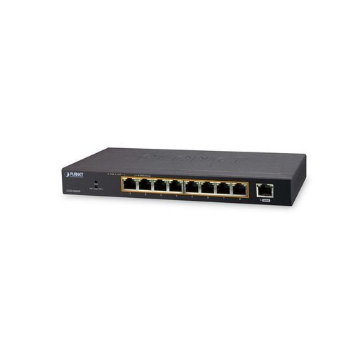PLANET 8-Port 10/100/1000Mbps 802.3at PoE + 1-Port 1000Mbps