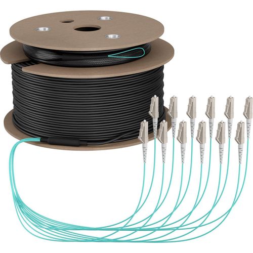 EFB Trunkkabel U-DQ(ZN)BH 12G 50/125, LC/LC OM3 80m