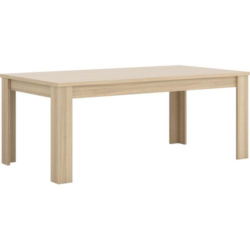 Esstisch Lucius aus Holz für 8 Personen mit den Maßen 190 cm (Länge) x 100 cm (Breite) x 75,6 cm (Höhe)