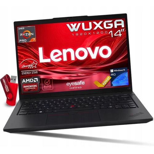 Laptop Lenovo ThinkPad L14 G6 R7 16GB 2TB SSD WUXGA IPS IDEALNY DO BIURA
