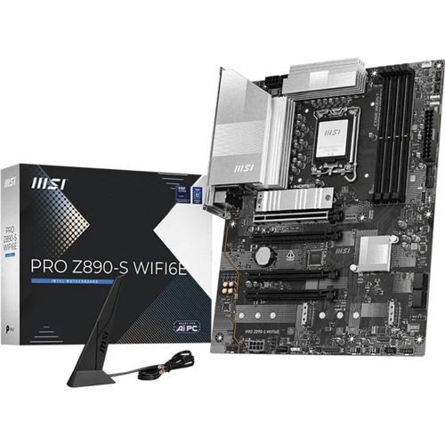 MSI Pro Z890-s WiFi 6E Mainboard Z890 LGA1851 ATX - Mainboard - Intel Sockel 1851 (Core Ultra 100&200)