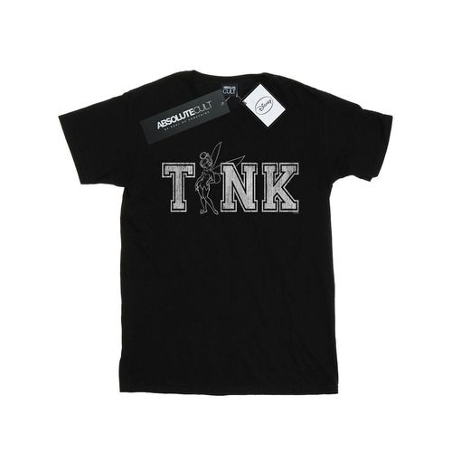 Disney Heren Tinker Bell Collegiate Tink T-shirt (Zwart)