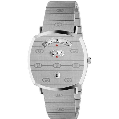 Gucci YA157410 Grip Unisex Quarzuhr - Elegantes Edelstahldesign