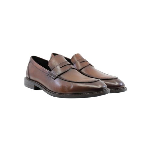 Loafer LINDBERGH "Loafers", Herren, Gr. 46, braun, Obermaterial: 100% Leder, Schuhe Loafer
