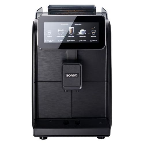 SORSO Terra T2 Kaffeevollautomat mit Cold Brew / Eiskaffee – Schwarz