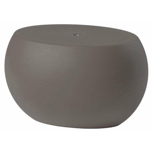 Ovale Design-Couchtisch für Innen-/Außenbereich Slide Blos Low Table - Grau
