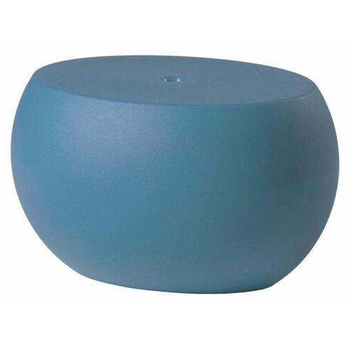 Ovale Design-Couchtisch für Innen-/Außenbereich Slide Blos Low Table - Blau