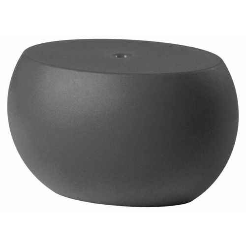 Ovale Design-Couchtisch für Innen-/Außenbereich Slide Blos Low Table - Dunkel Grau
