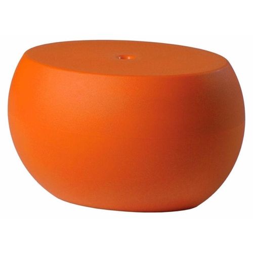 Ovale Design-Couchtisch für Innen-/Außenbereich Slide Blos Low Table - Orange