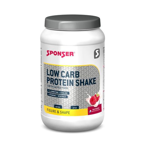Sponser Unisex Low Carb Protein Shake - Raspberry (550g)