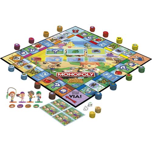Hasbro Gaming Monopoly - Animal Crossing: New Horizons, Brettspiel, Strategie, 8 Jahr(e), Familienspiel