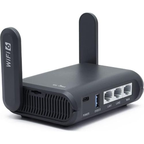 ALLNET Wireless AX 3000Mbit Pocket-sized Router for Home and Travel / WiFi Client OpenWRT