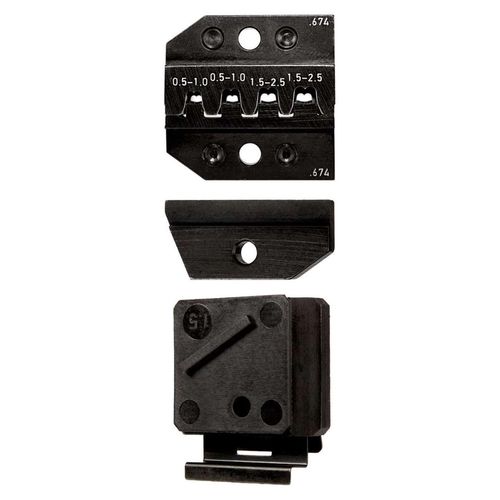 624 674 3 023 Rennsteig Werkzeuge GmbH Crimpeinsatz für Junior P. Timer- Verbinder gestanzte-Kontakt Querschnitt 0,5mm²