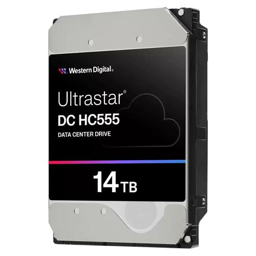 WD Ultrastar DC HC555 - Festplatte - Datencenter - 14 TB - intern - 3.5" (8.9 cm) - SAS 12Gb/s - 7200 rpm - Puffer: 512 MB