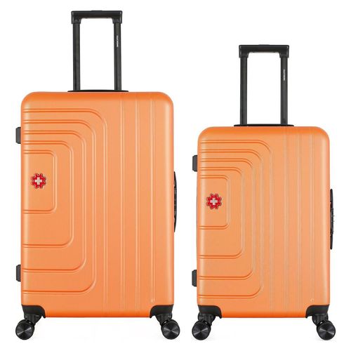SWISS KOPPER – 2er-Set – Großer Koffer und Wochenendkoffer RUTI
