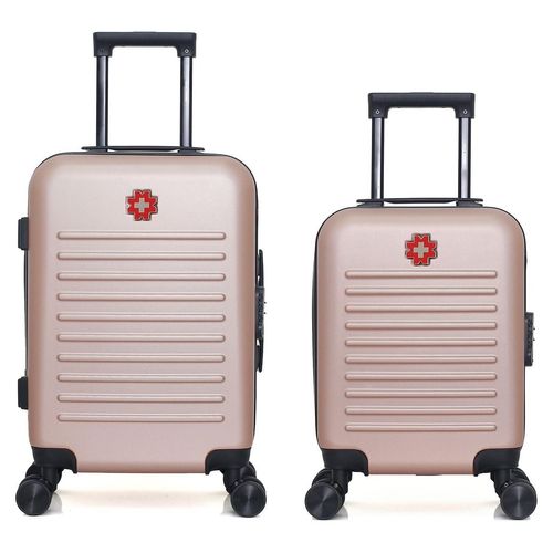SWISS KOPPER – 2er-Set – Handgepäckkoffer und Handgepäckkoffer XXS WIL