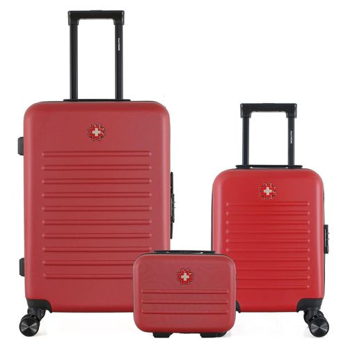 SWISS KOPPER – 3ER-SET – Wochenendkoffer, Handgepäckkoffer XXS und Kosmetikkoffer WIL