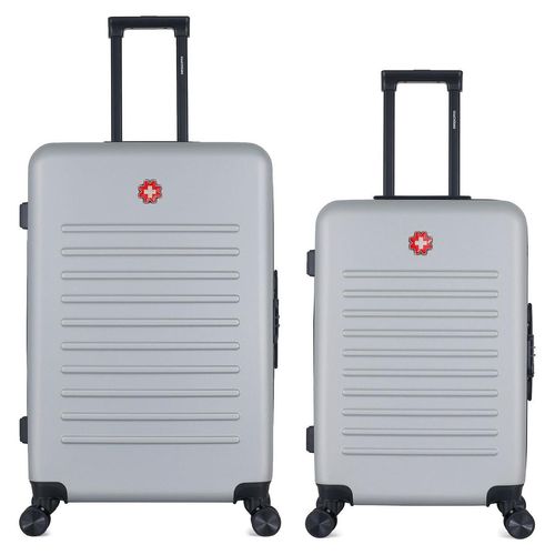 SWISS KOPPER – 2er-Set – WIL-Reisekoffer (groß) und Wochenendkoffer