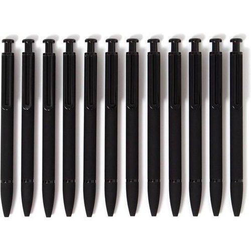 Kantoorpensetaus Metall, 12er Pack, Schwarz