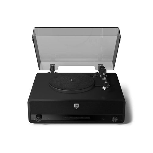 Philips TPV TAV3000B/10 Plattenspieler (Bluetooth, Aux-Ausgang, Audioeingang, Kopfhörerausgang)