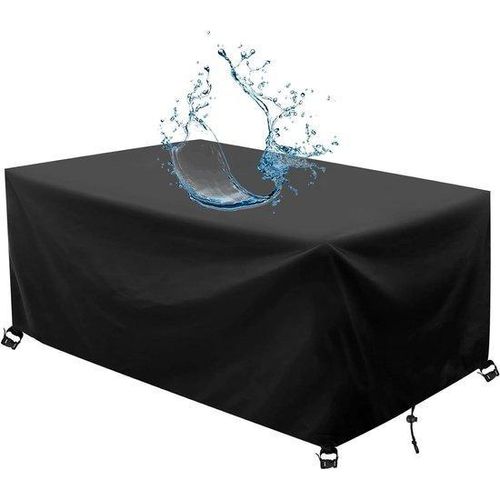 Gartenmöbelhäuser - Terrahäuser Möbelhäuser - 420D Oxford Stoff - 220 x 220 x 100 cm - Schwarz